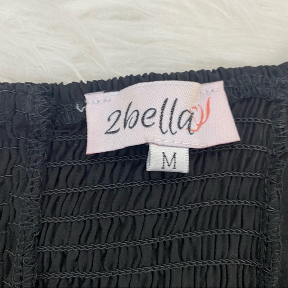 2BELLA Black Top/Blouse - Picture 5 of 6